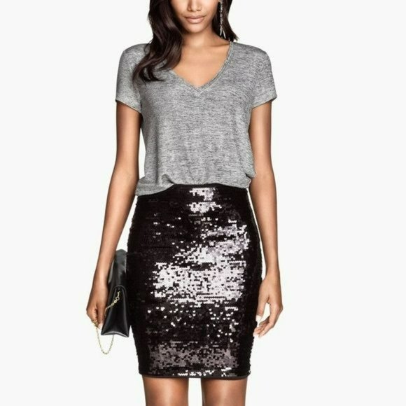 New York & Company Dresses & Skirts - New York & Company Sequin Pencil Skirt sz XL NWT